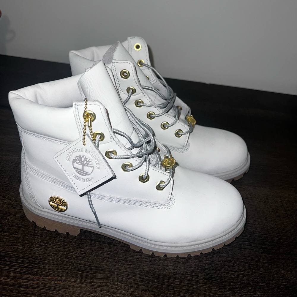 Light Grey Timberland Boots